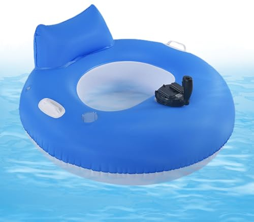 Opdestn Galleggiante Motorizzato Per Piscina - Lettino Gonfiabile per Laghi per Abbronzatura | Materassino Portatile e Confortevole per Nuoto Abbronzatura Lago Fiume