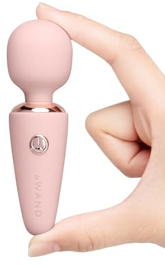 Le Wand Mini Micro Wand, wiederaufladbar, Silikon & ABS, vibrierend, kompakt & reisfreundlich, spritzwassergeschützt IPX5, 10 Vibrationsmodi