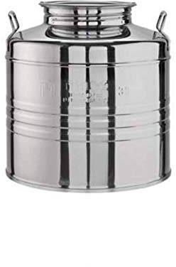OliVari Bidon en Acier inoxydable pour huile30 l