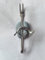 C22 Jagd Horn Kilt Pin Schal oder Brosche Zinn Emblem 7,6 cm 7,5 cm handgefertigt in Sheffield