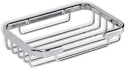 TATAY Estanteria para Ducha Rectangular Latón | Incluye Tornillos | Soporta 5 kg | Resistente a la Humedad | Diseño Moderno | Soporte Champu Ducha de Fácil Drenaje | 9 x 3 x 13 cm - Modelo Krom