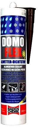 Domoflex Braun Allwetterdichtstoff Kartusche 300 ml Silikonalternative
