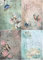Zita's Creative Reispapier A4 - Birdie Darling, klein. Motiv-Strohseide, Strohseidenpapier, Decoupage Papier