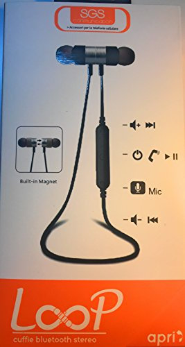 Loop Cuffie Bluetooth Stereo (Cuffie, Nero)