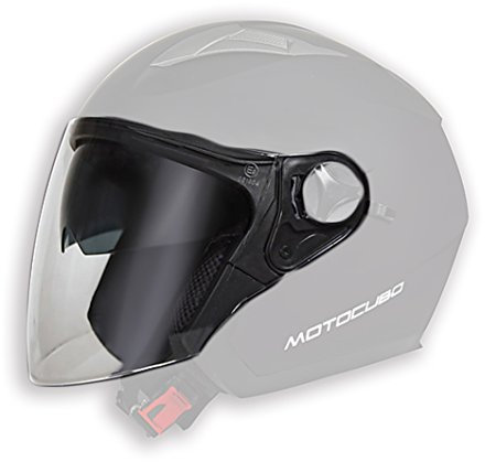 MOTOCUBO VISIERA CASCO JET APERTO SUN EVO ORIGINALE TRASPARENTE