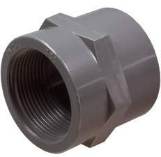 RACCORDO 63 MM A INCOLLARE - 2 FILETTO FEMMINA PER TUBI PVC LAGHETTO STAGNO