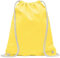 Baumwoll Turnbeutel 1 Stück 38 x 42 cm Sportbeutel - Rucksack Stofftasche Bag, Beutel, Baumwollbeutel, Jutebeutel OEKO-TEX® geprüft Stoffbeutel Damen & Herren, Kinder Gym Sack zum bemalen Gelb