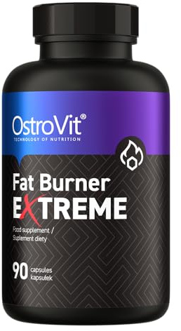 Ostrovit Fat Burner Extreme 1er pack x 90 Kapseln Piperin Fettverbrenner Carnitin Grüner Kaffee Tee Koffein Ginseng Abnehmen