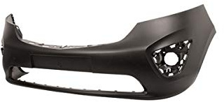 DM Autoteile 289001 Stoßstange vorne schwarz geriffelt kompatibel für Opel Vivaro B alle Typen ab 06/2014