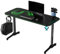 Ultradesk FRAG V3 Scrivania per Giocatori - Tavolo da Gioco Costruzione in Acciaio - Spazio per due Monitor - Forme Futuristiche - Spazio per le Gambe e Altro - Accessori Inclusi - 140x60cm - Verde