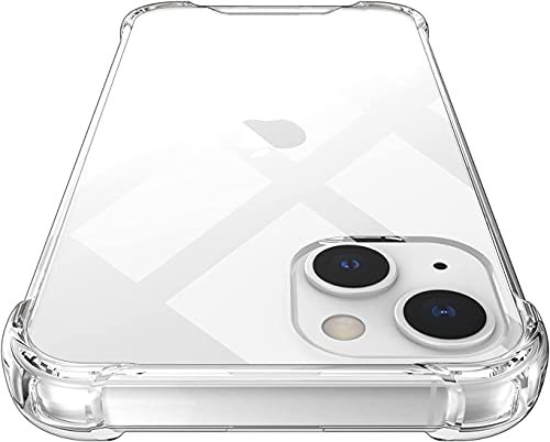 AVANA Hülle für iPhone 13 Schutzhülle Durchsichtig Clear Case TPU Cover Kratzfest Handyhülle Klar Bumper Kantenschutz - Transparent