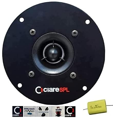 Ciare 1 CT267 CT 267 tweeter driver black 5 13 cm 130 mm diameter 150 watt rms 300 watt max impedance 4 ohm 105 db spl auto + capacitor, 1 piece