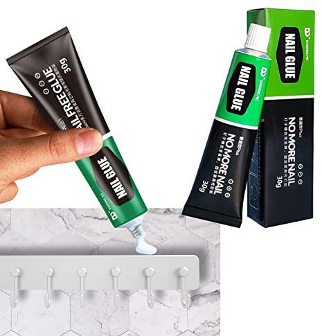 Facynde Keramikkleber-Reparatur für Töpferwaren, Strapazierfähiger No-Nails-Kleber, extra stark, Multifunktionale, sofort trocknende Klebstoffe für Keramikfliesen, Fußböden und Wände