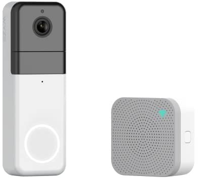 WYZE Wireless Video Doorbell Pro (Chime Included), 1440 HD Video, 1:1 Aspect Ratio: 1:1 Head-to-Toe View, 2-Way Audio, Night Vision
