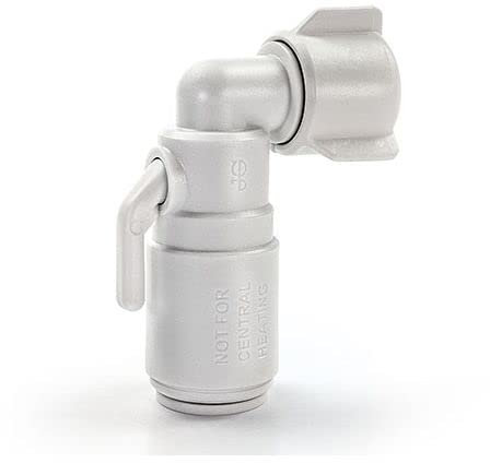 John Guest Speedfit 15mm x 1/2 BSP Elbow Angled Valve (Pack of 5)