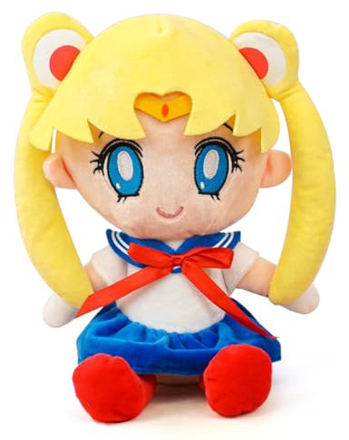Philoctes Plüsch Kuscheltier für Kinder 25 cm Anime Plüschtier Tsukino Usagi Anime-Plüschpuppen-Figuren für Kinder und Erwachsene, Mädchen Spielzeug Geschenke (A)