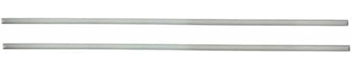 HSSDTECH 2pcs Bottom Cover Rubber Non Slip Bumper Foot Feet Pad Strip Replacement for HP Spectre x360 13-AE Series 13-AE012DX,L05405-001 942847-001 Laptop Rubber Foot Strip Silver (2pcs)