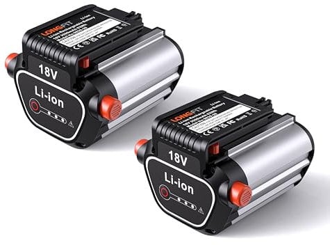 2 Stück 18V 3,5Ah Ersatzakku für Gardena BLi-18 9840-20 9839-20, Kompatibel mit Gardena Li-ion System Li-18 Werkzeugen, Passend für Original Gardena 18V Li-ion Ladegerät 8833-28, 8832-20 (2)