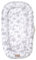 Babynestchen Boho Grey - 80x45cm - Warmer Baby Nestchen für Babybett - Schlafnest fürs Schlafen - Bettnestchen Babys Kokon Kuschelnest