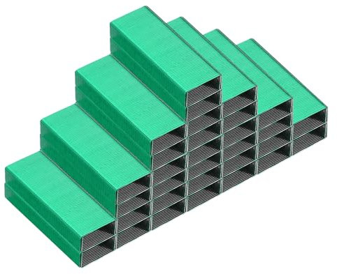 PATIKIL Heftklammern für Hefter, 2er Pack #10 Mini 3/16 Zoll Länge Heftklammern für Büromaterial, Grün