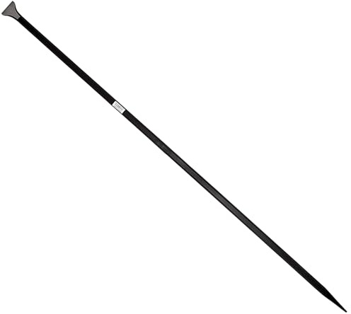 Bricoloco Barra de hierro forjado para cavar hoyos y mover elementos pesados.Herramienta manual para perforar y palanca de trabajos agrícolas de excavación y construcción (1500 mm extra grueso)
