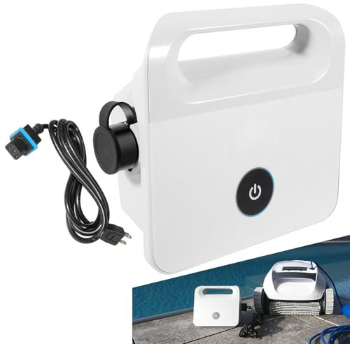 99956034 Assy Netzteil mit 5898412LF Schwarz Netzkabel Ersatzteile passend für Dolphin Active 10, Echo, Encore, Escape, E10, S50, Solo, T15, Premium 10, Premium 20 Roboter Poolreiniger Staubsauger