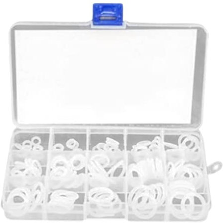 Scellant Rondelle pour robinet O Anneau d'étanchéité joint de joint alimentaire Kit de lave-linge en silicone pour réparation automatique du robinet 225pcs