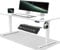 Airfish Höhenverstellbarer Schreibtisch 140x60cm mit USB-Buchse, Schreibtisch Höhenverstellbar Elektrisch mit Memory Funktion,73-118cm,Weiß
