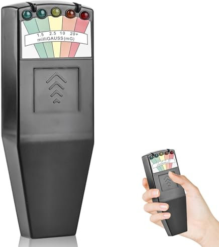 EMF-Messgeräte, K2 EMF Meter, K2 EMF Messgerät Paranormal Equipment Tester, Elektromagnetische Felder Messgerät, Strahlungsdetektor Digitaler Tragbarer, für Büro, Zuhause, Geisterjagd