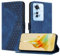 OKZone Coque pour Oppo Reno 11F 5G, Etui Protection Housse Premium en Cuir PU Portefeuille Étui Téléphone [Fermoir Magnétique] [Fentes pour Cartes] Flip Case(Bleu)