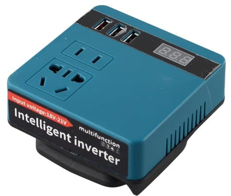 Centrale elettrica portatile, inverter a batteria,Trasformatore di batterie da esterno con display di corrente - Presa alimentata a batteria per campeggio all'aperto, backup elettrico