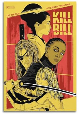 GBHEVEWV Kill Bill The Whole Bloody Affair Filmposter Poster Dekoratives Gemälde Leinwand Wandposter und Kunstbild Druck Moderne Familie Schlafzimmer Dekoration Poster 08x12inch(20x30cm)
