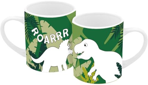 GEDA LABELS GmbH Tazza da colorare Dinos, 250 ml