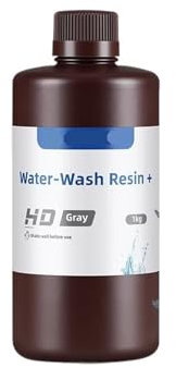 Wasserwaschbares Harz For 3D-Drucker, 405 Nm UV-Harz, Waschbares 3D-Druckerharz For DLP-LCD-3D-Druckmaterial – Kompatibel Mit ANYCUBIC(HD Gray 1 KG)