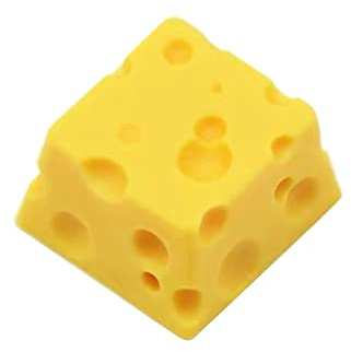 Cheese Keycap Cute ESC Persönlichkeit Harz Mechanische Tastatur für Key Cap Chesse