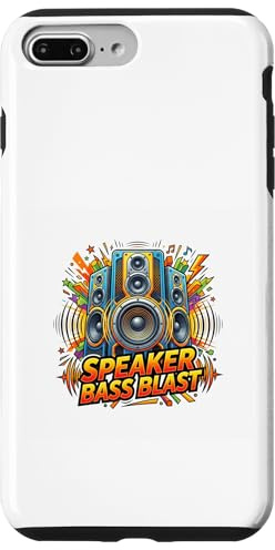 Carcasa para iPhone 7 Plus/8 Plus Altavoz Bass Blast Sound System Energy Graphic