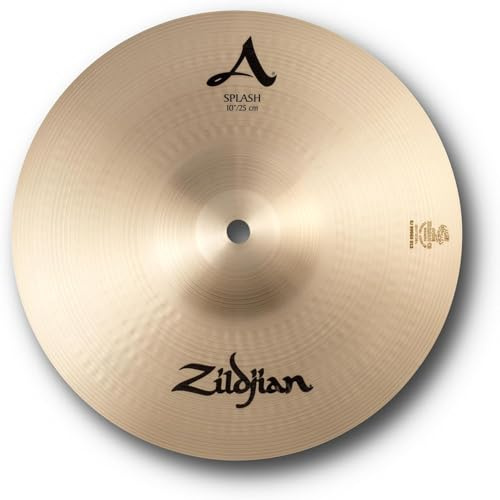 Zildjian A Zildjian Series - 10 Inch Splash Cymbal | Fast Bright Burst, Quick Decay Accent Color, 10 inch Effects Piece for Any Drum Set, Pro Bronze Build