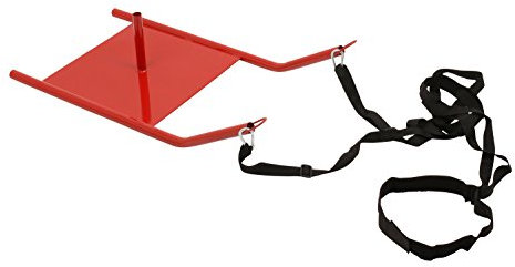 HAEST Gewichtsschlitten Groß | Sprint Training Equipment | Leichtathletik Schlitten Fußball | Flexibel mit verstellbarem Hüftgurt