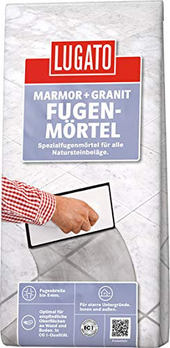 Lugato Marmor + Granit Fugenmörtel 5 kg silbergrau