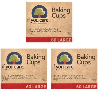 If You Care Unbleached Large Baking Cups, 60 ct, 3 pk by If You Care