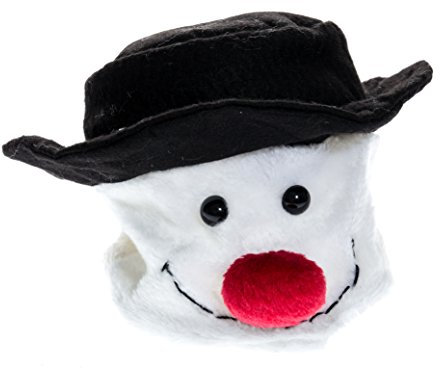 Ciffre Weihnachtsmützen Mütze Nikolausmütze Weihnachtsmütze - Schneemann