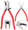 Qovydx Kit di 2 pinze da corsa per taglio vetro e pinze per rottura, strumento resistente con punte in gomma, garanzia limitata