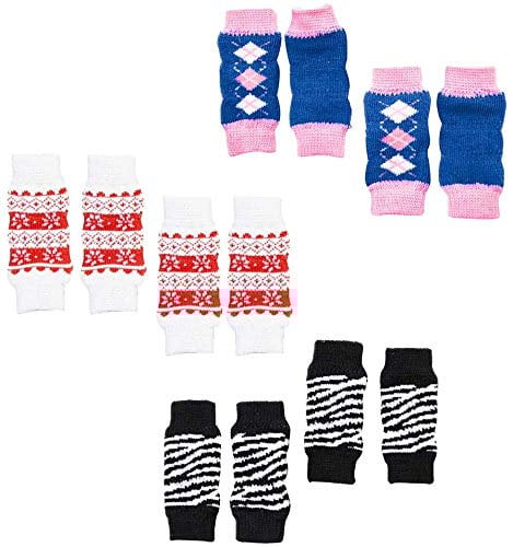 Tuoservo Leg Warmer Arthritis Dogs Leg Socks Wounds Protector Bandage Wrap 12pcs
