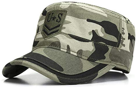 Herren Kappe Hut Camouflage Baseball Cap Herren Army Flat Top Cap Dad Hut Für Männer Camo Snapback Tactical Dad Cap-Camouflage_2
