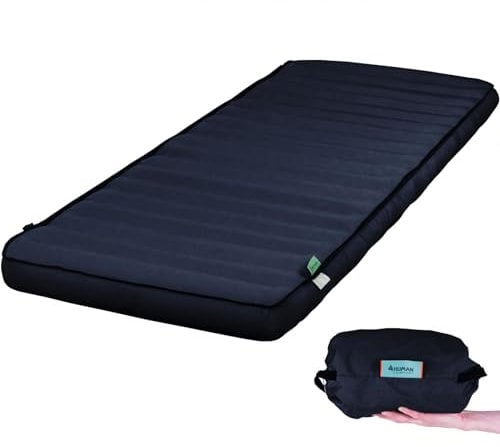 Human Comfort Luft Bett Chatou Isomatte Kasten Matratze Gäste 100% Baumwolle blau