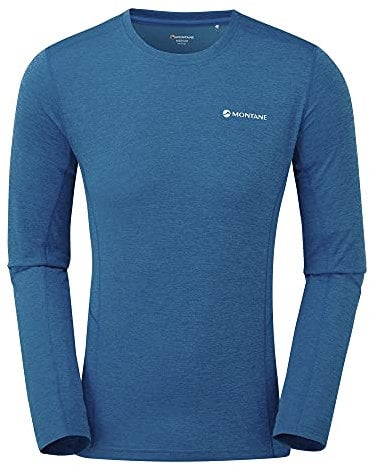 Montane Mens Dart Long Sleeve T-Shirt Electric Blue M