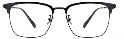 DAUCO Titan Metall Frame Brille Ultraleichte Brille Brillenfassung Herren ohne stärke Herren
