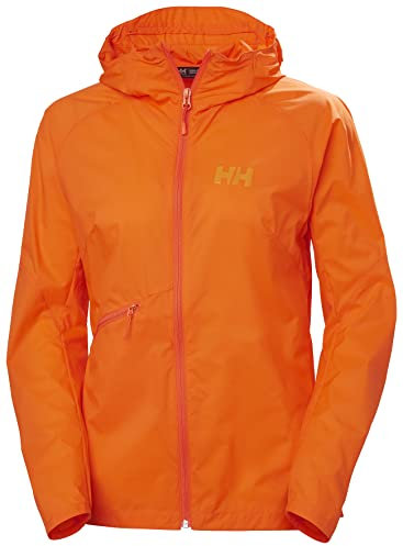 Helly Hansen W Rapide Veste Coupe-Vent, Orange Vif, M Femme