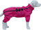 wasserdichte Hundejacke, leichte reflektierende Sicherheits-Hunderegenjacke, Winddichte und schneesichere Hundeweste für kleine, mittelgroße und große Hunde. Rosered S