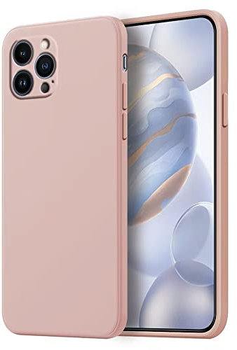 HONLEN Custodia Compatibile con iPhone 13 Pro Max (6.7 Inches) Morbida Liquido TPU Silicone Case Protettiva, Antiurto in Antigraffio Cover Protettiva